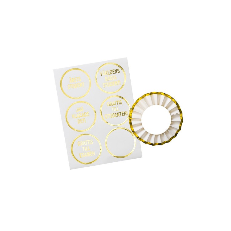 Student Pin med Klistermärken