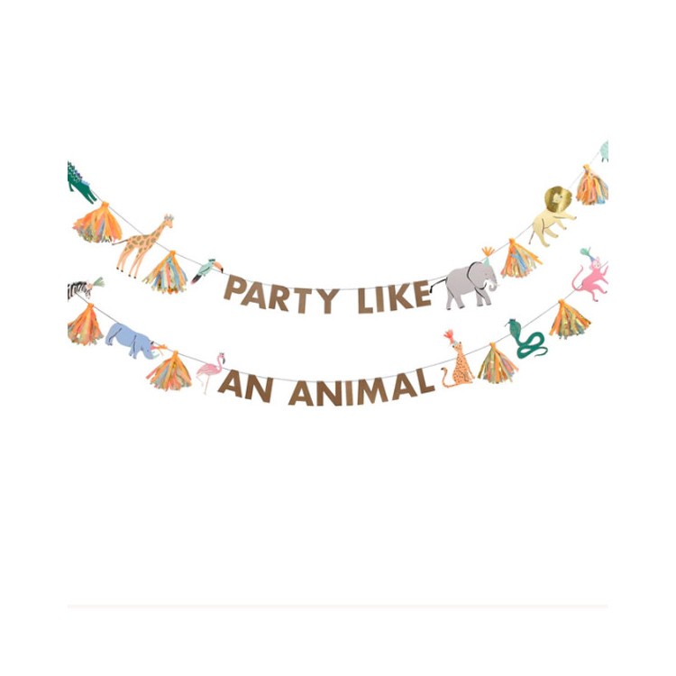 Girlang "Party Like An Animal" - Meri Meri bild 3