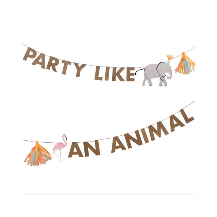 Girlang "Party Like An Animal" - Meri Meri