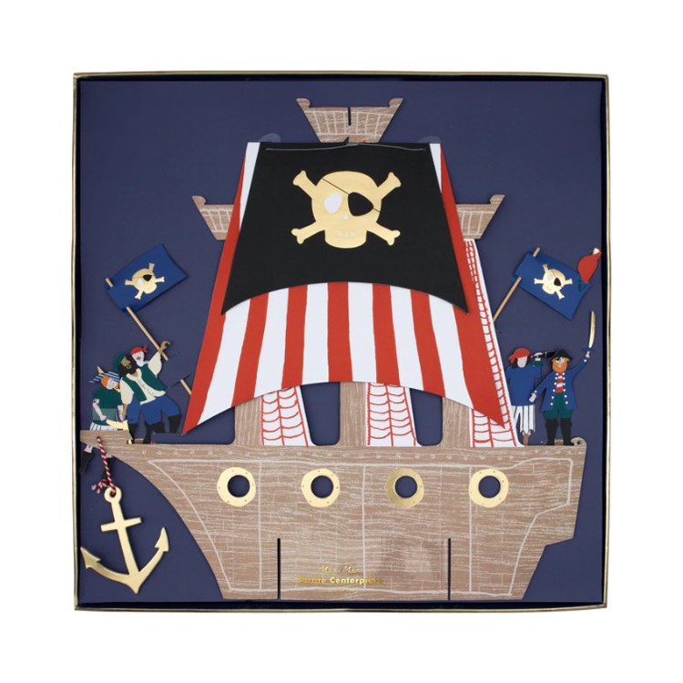 Bordsdekoration Piratskepp - Meri Meri bild 2