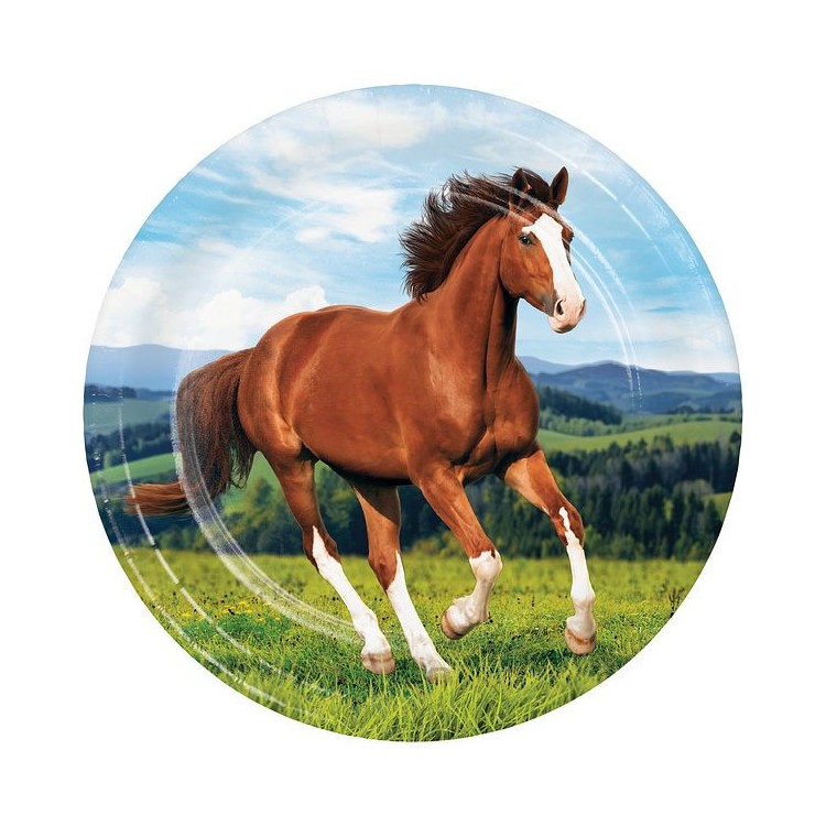 Papperstallrikar Hästkalas