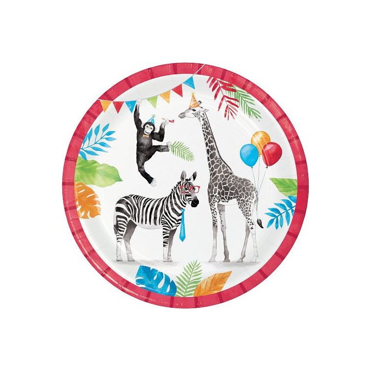 Papperstallrikar Partydjur