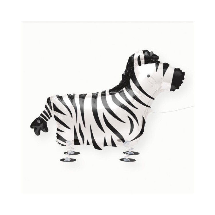 Airwalker Folieballong Zebra