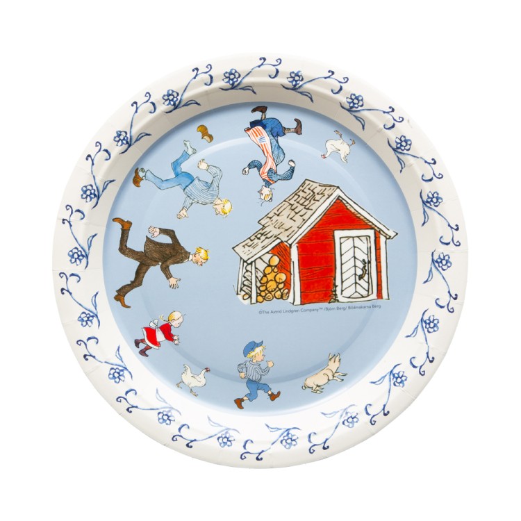 Papperstallrikar Emil i Lönneberga kalas