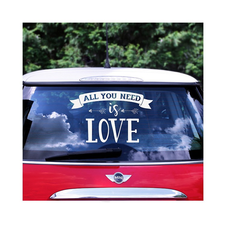 Bildekal "All you need is LOVE" bild 2