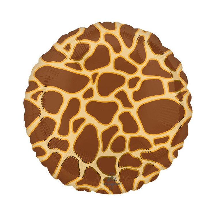 Folieballong Giraffmönster