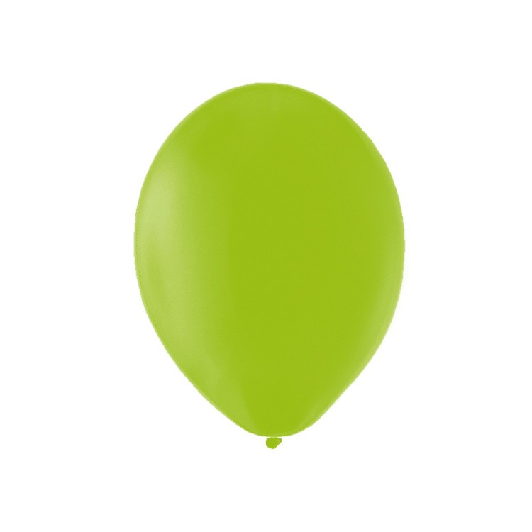 10-pack Limegröna standardballonger