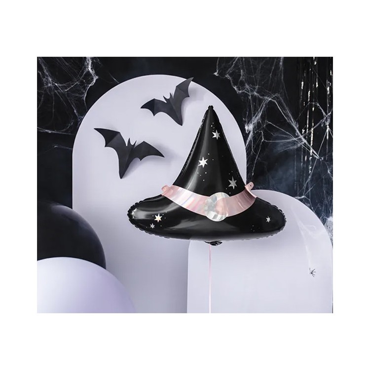 Folieballong Häxhatt med stjärnor bild 2