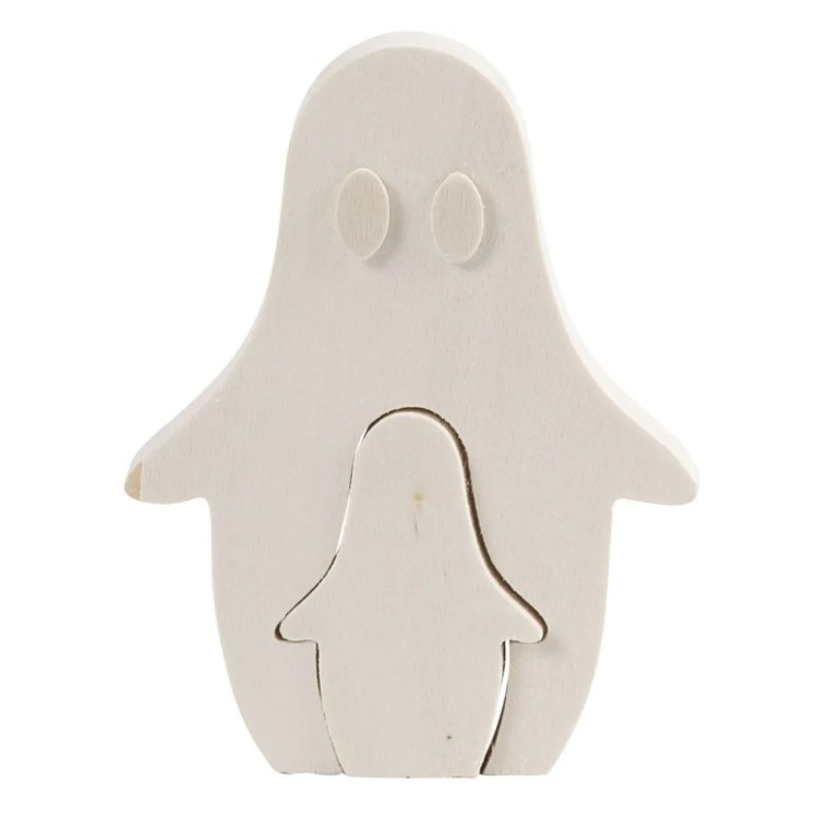 Halloween Dekoration Spöken i Trä bild 2