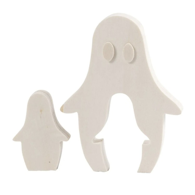 Halloween Dekoration Spöken i Trä