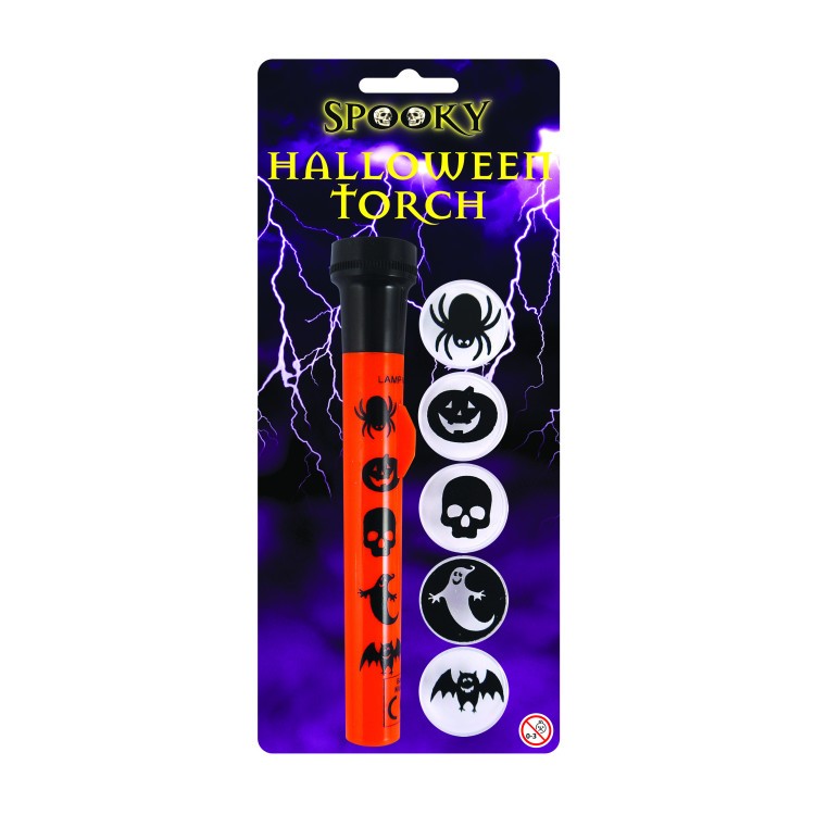 Ficklampa med Halloweenmotiv