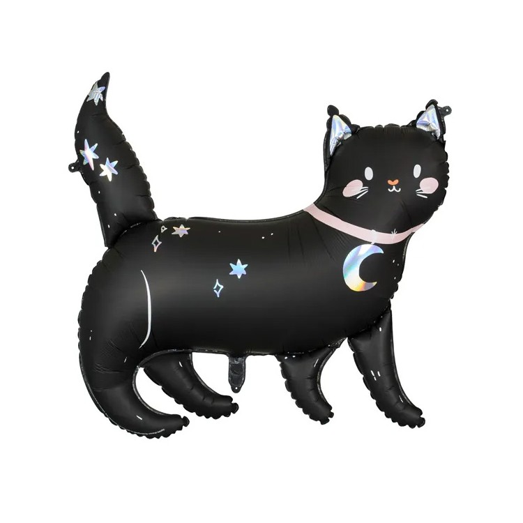 Folieballong Svart Katt
