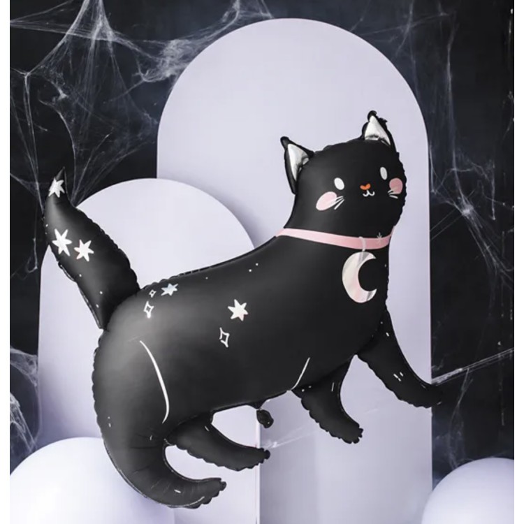 Folieballong Svart Katt bild 3
