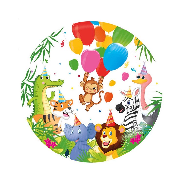 Folieballong Djungelkalas