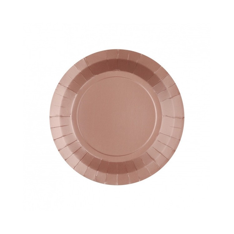 Pappersassietter Gammelrosa