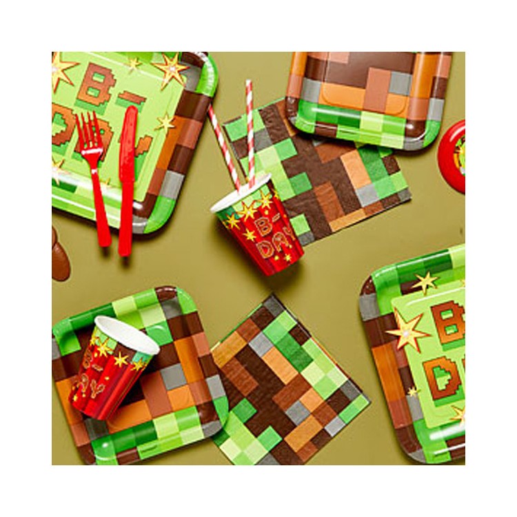 Kalaspaket Minecraft TNT Enkel 8 pers