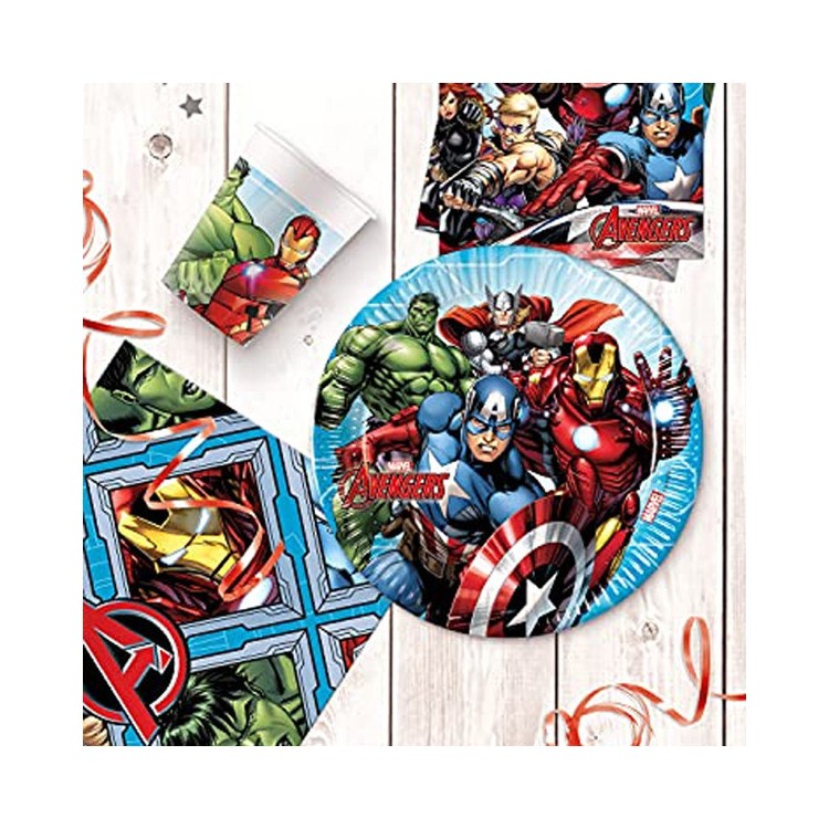 Kalaspaket Avengers Enkel 8 pers