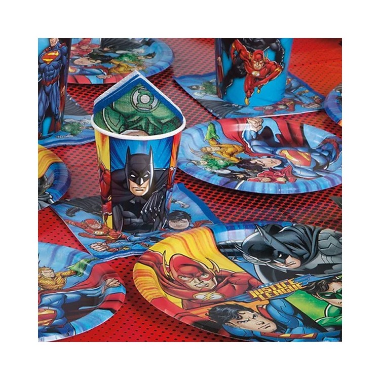Kalaspaket Justice League Enkel 8 pers