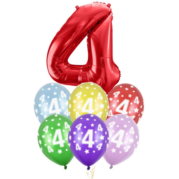 Ballongbukett 4 år