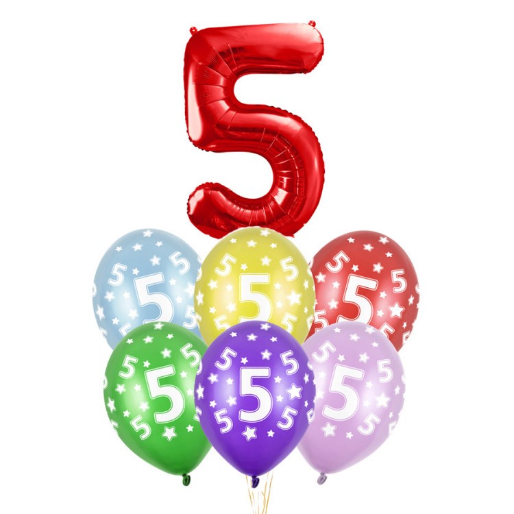 Ballongbukett 5 år