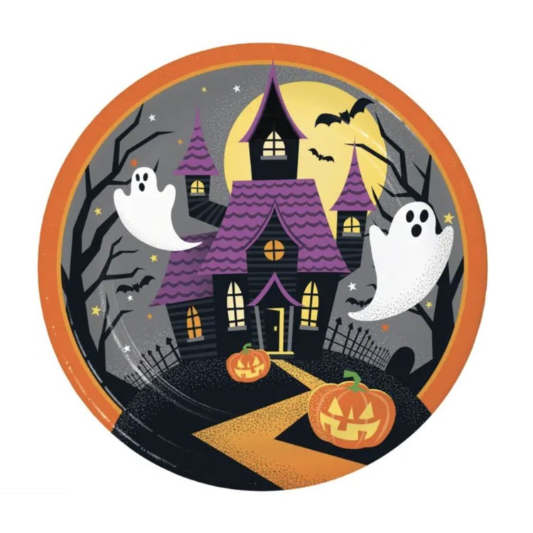 Papperstallrikar Hemsökt hus