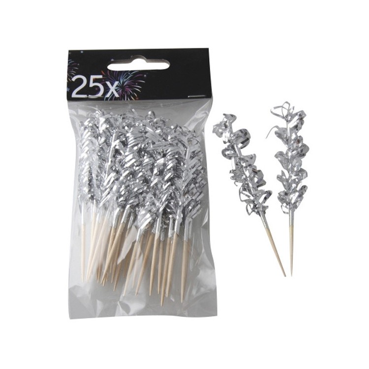 Partypicks Silver 25-pack