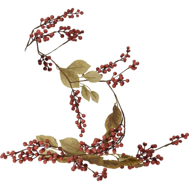 Girlang med bär och kvistar