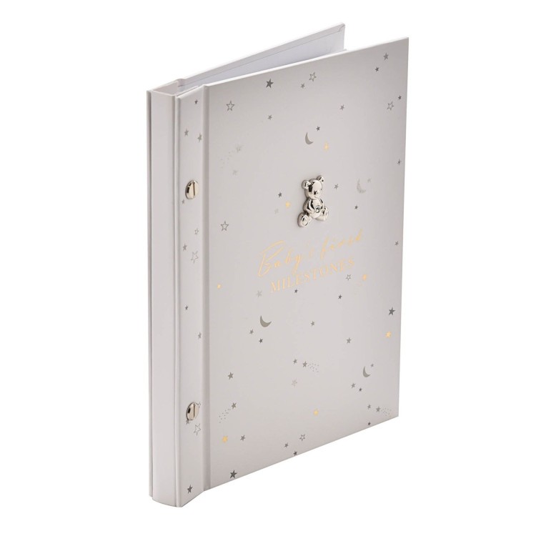 Babyalbum "Babys first Milestones" med kort bild 3