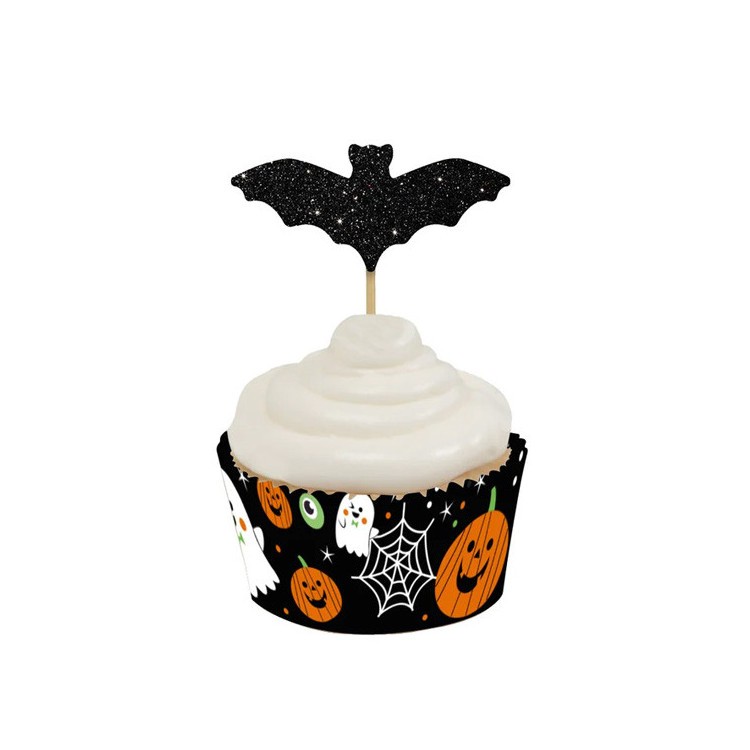 Partypicks Fladdermöss 12-pack bild 3