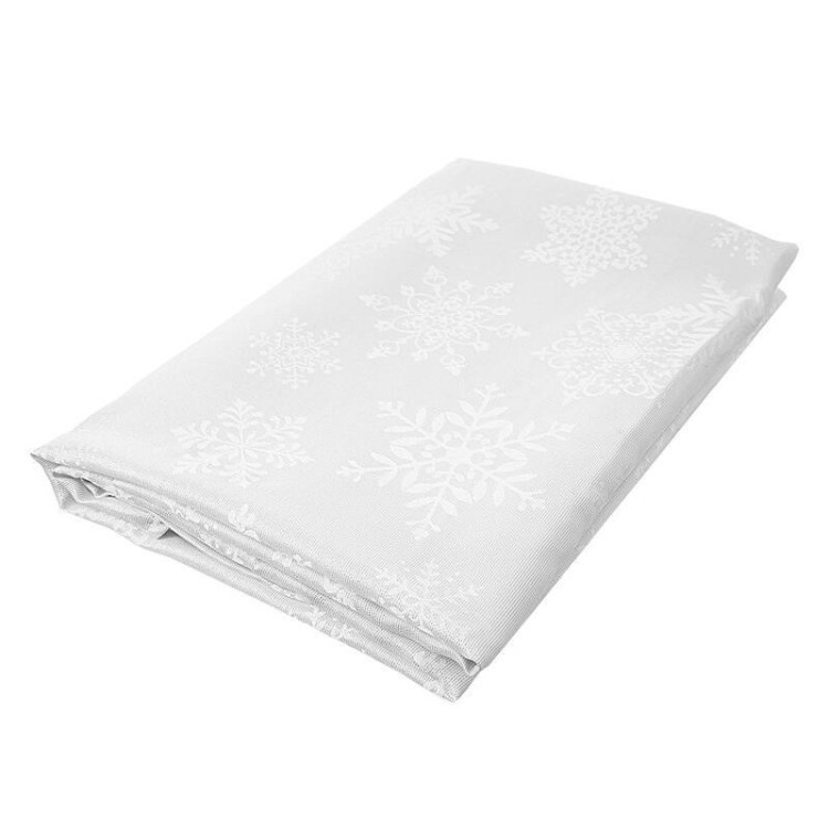 Bordsduk Polyester Snöflingor