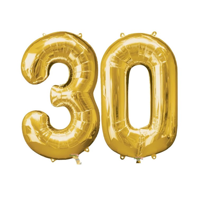 Ballongkit Guld 30 År