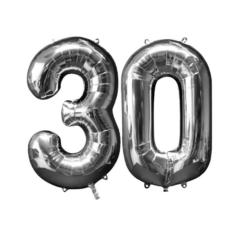 Ballongkit Silver 30 År