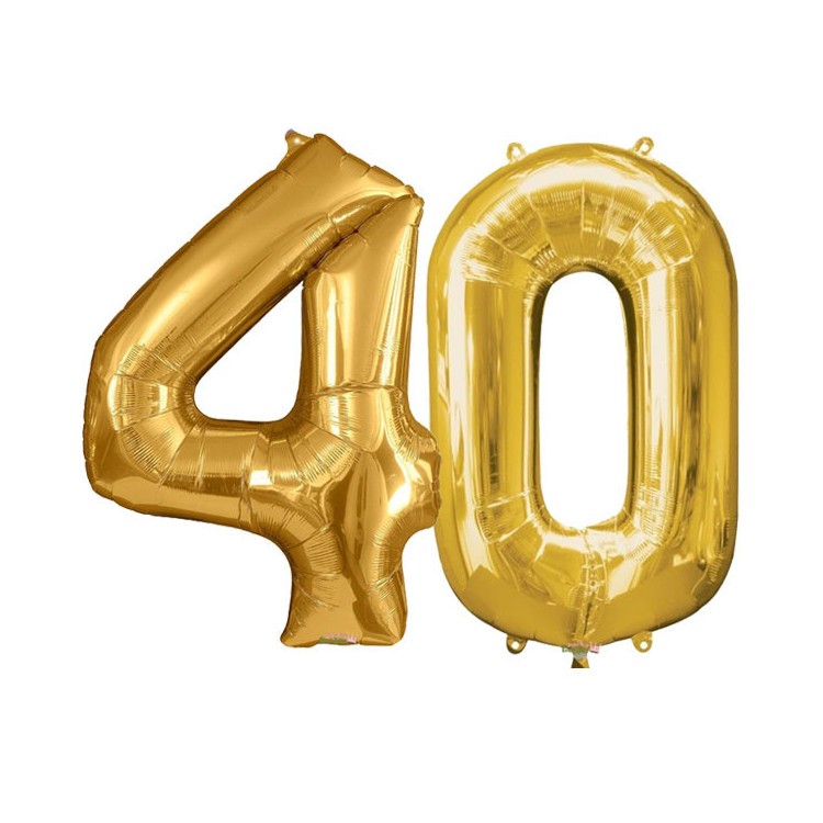 Ballongkit Guld 40 År