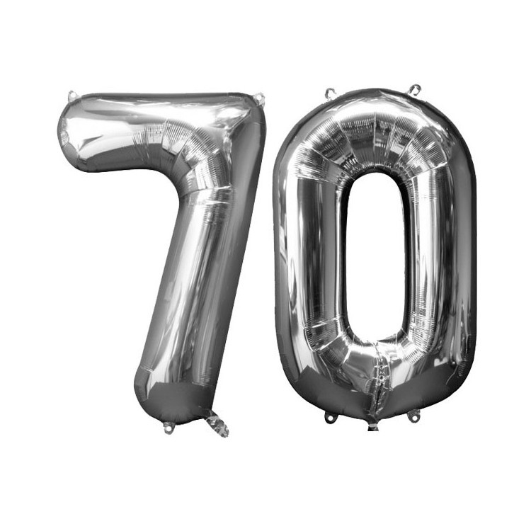 Ballongkit Silver 70 År