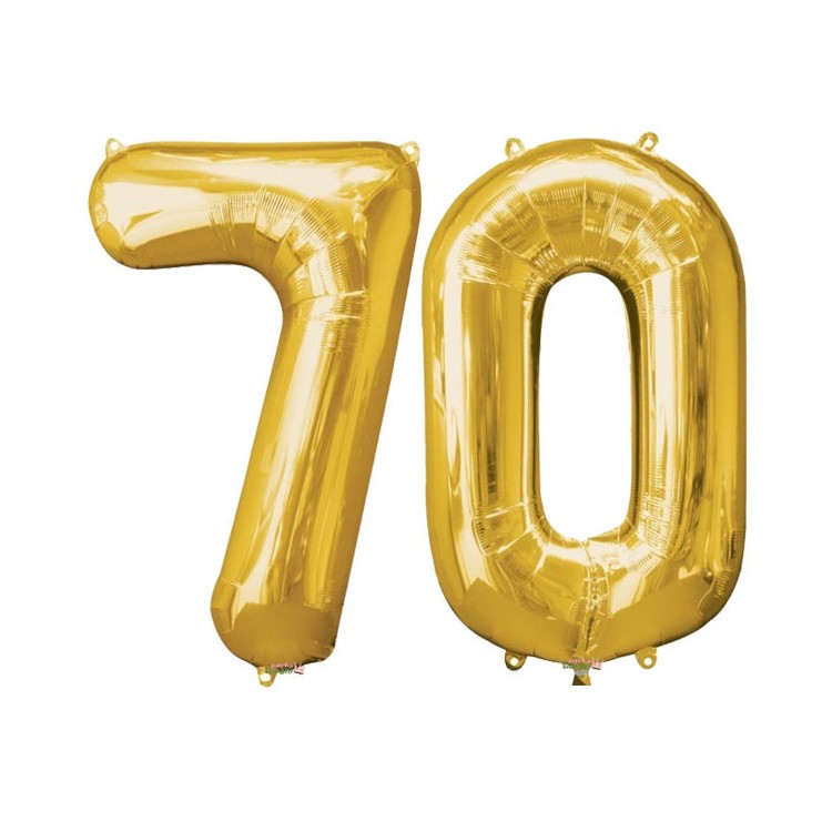 Ballongkit Guld 70 År