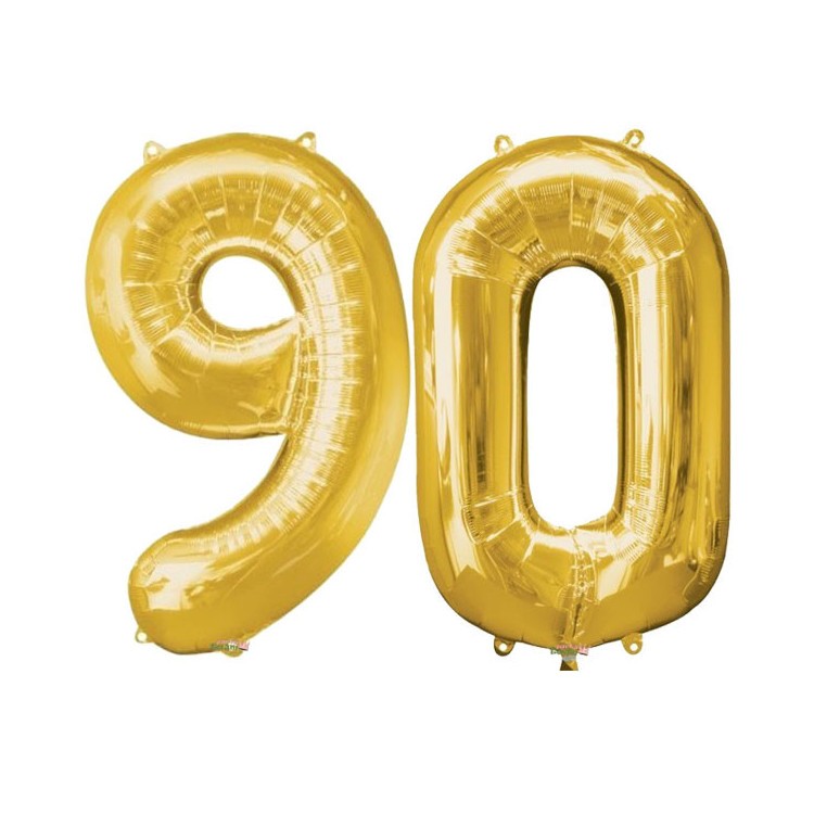 Ballongkit Guld 90 År