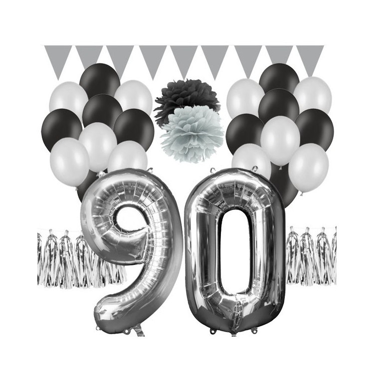 Dekorationskit 90 år Silver