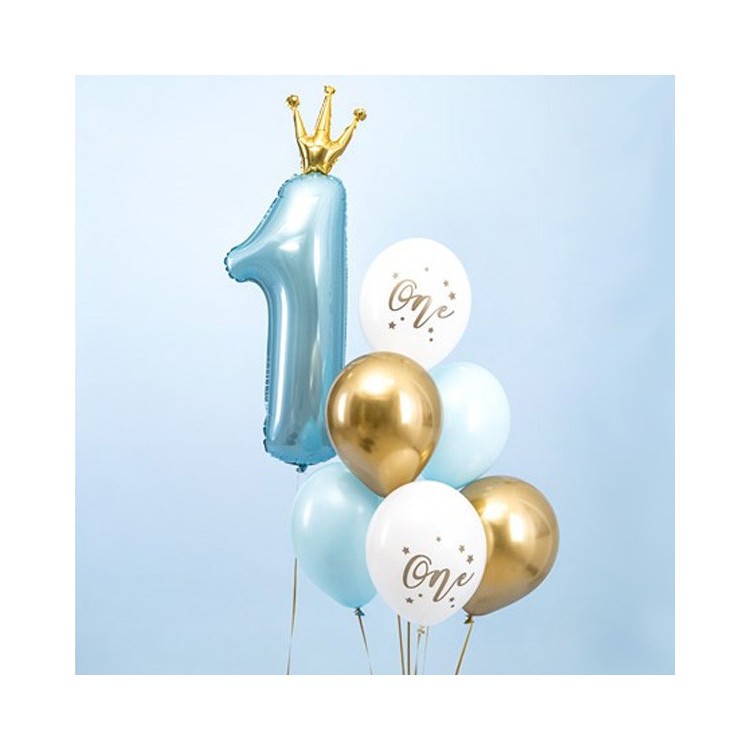 Ballongbukett 1 År Blå