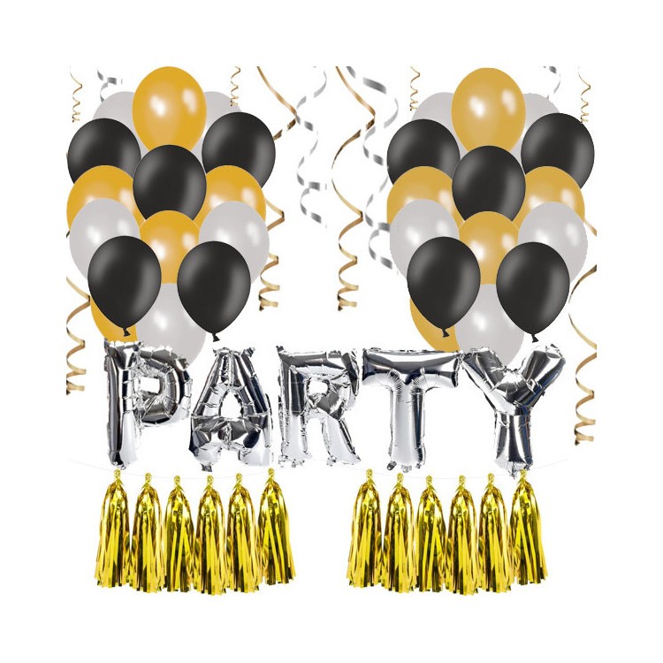 Dekorationspaket Party Guld