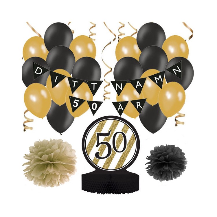 Personligt dekorationskit - 50 år bild 2