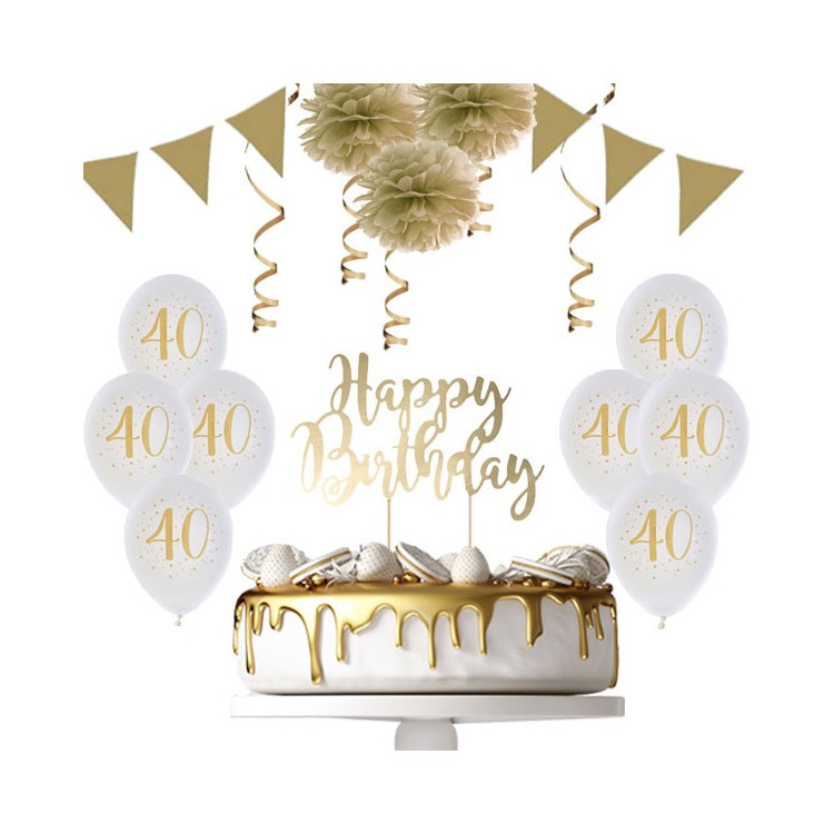 Dekorationskit 40 års fest