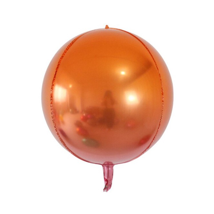 Rund Folieballong Orange