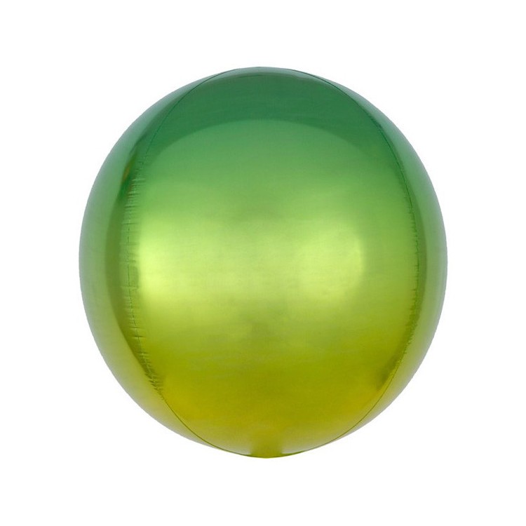 Rund Folieballong Limegrön bild 2