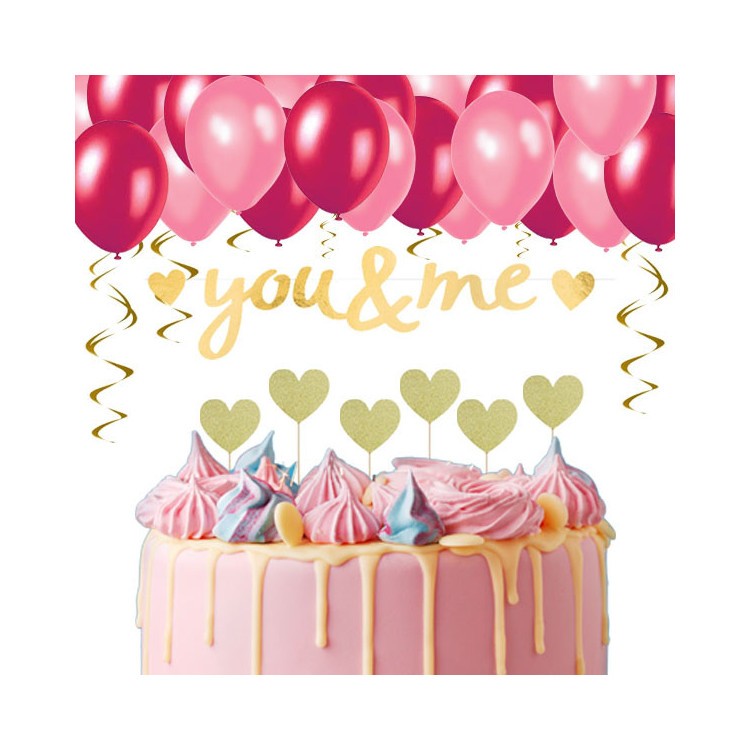 Alla Hjärtans Dag Dekorationer - You & Me