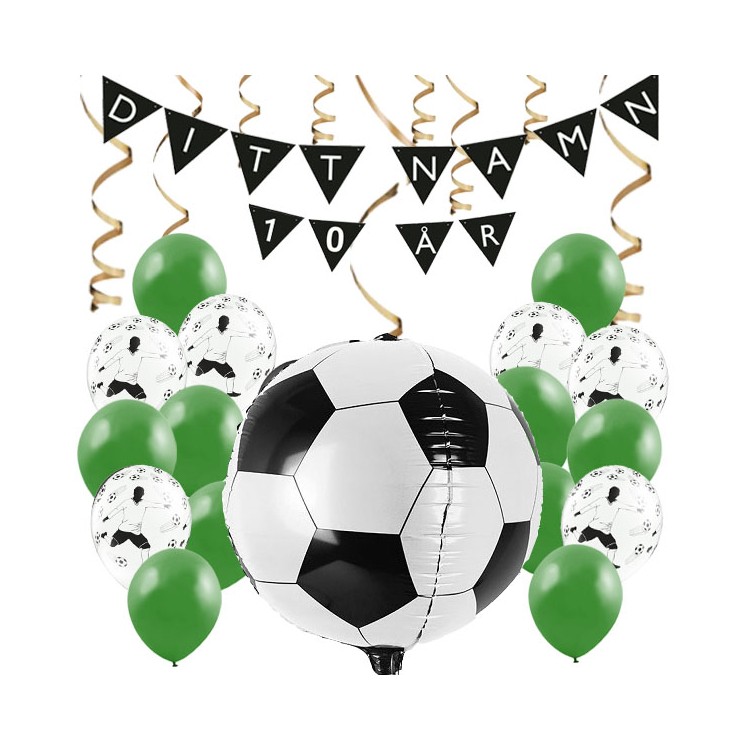 Personligt dekorationskit fotbollskalas bild 2