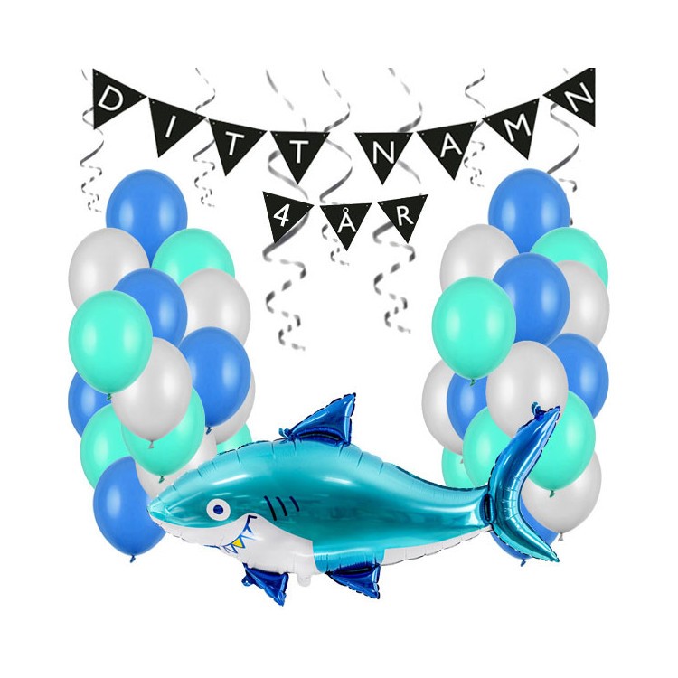 Personligt dekorationskit Hajkalas