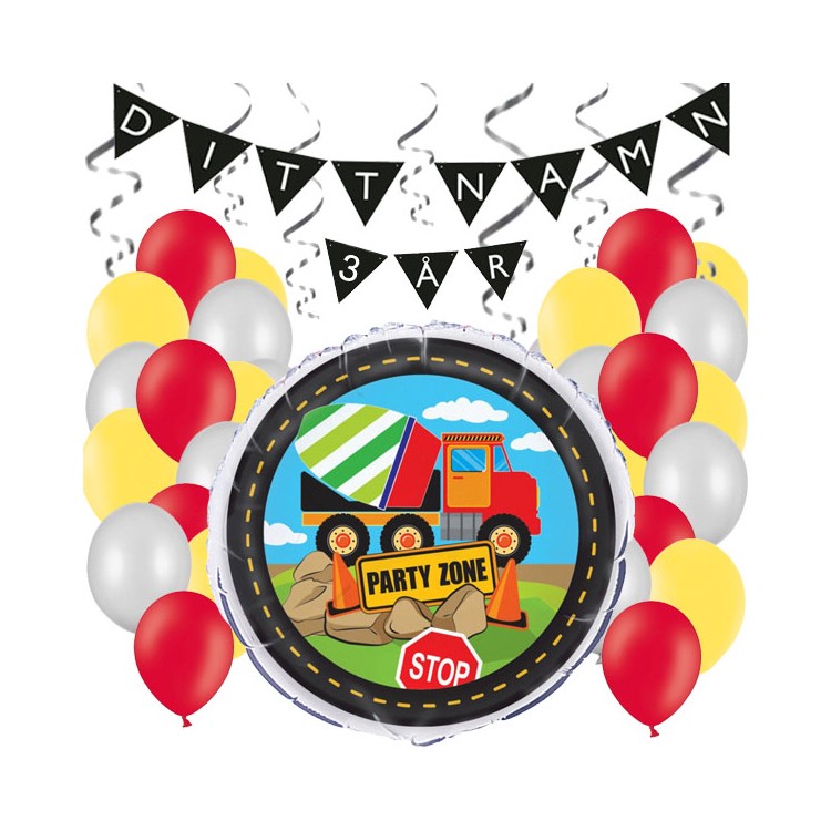 Personligt dekorationskit Grävskopa bild 2