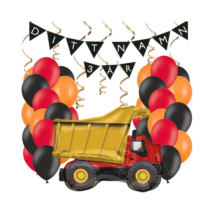 Personligt dekorationskit Lastbil