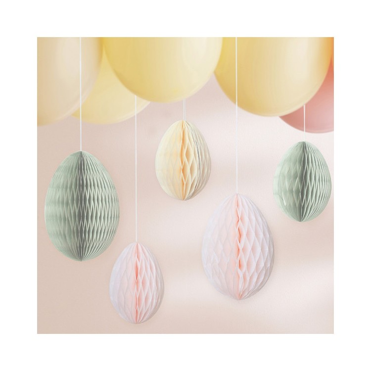 Honeycombs Ovala Pastell