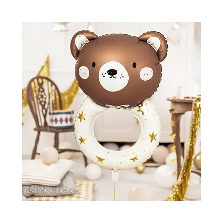 Folieballong Teddy Skallra bild 2